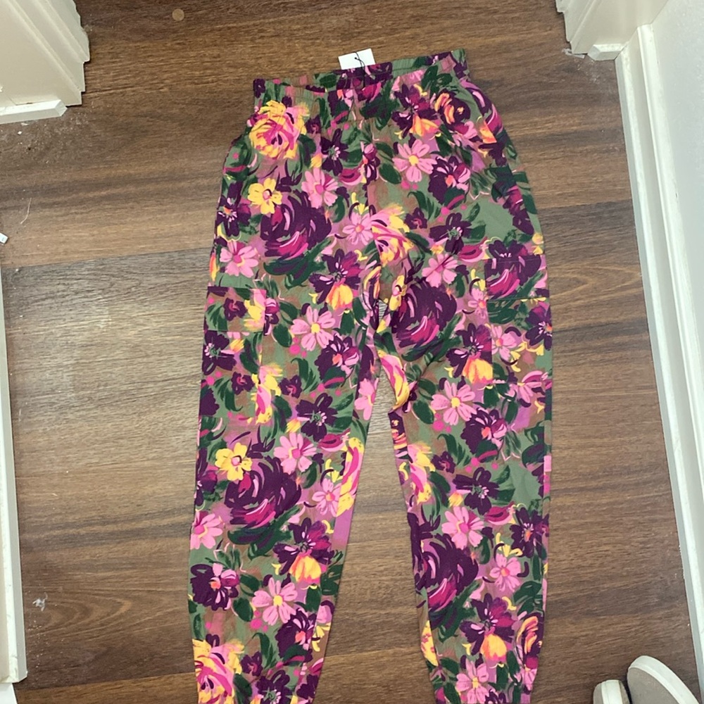 THML floral jogger pants